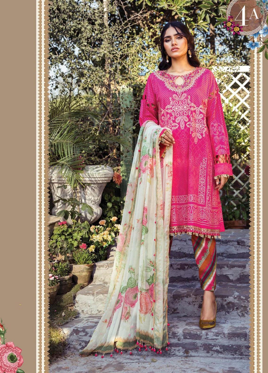 Mprints By Maria B Printed Lawn Suits Unstitched 3 Piece MB21MP 4A - S ...