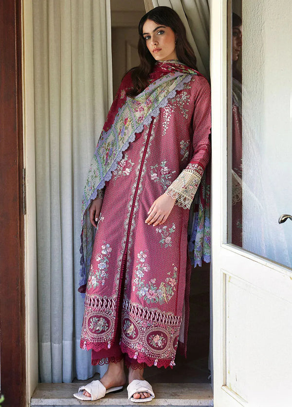 Aylin By Republic WomensWear Embroidered Lawn Suits Unstitched 3 Piece RW24A D2-A - Summer Collection