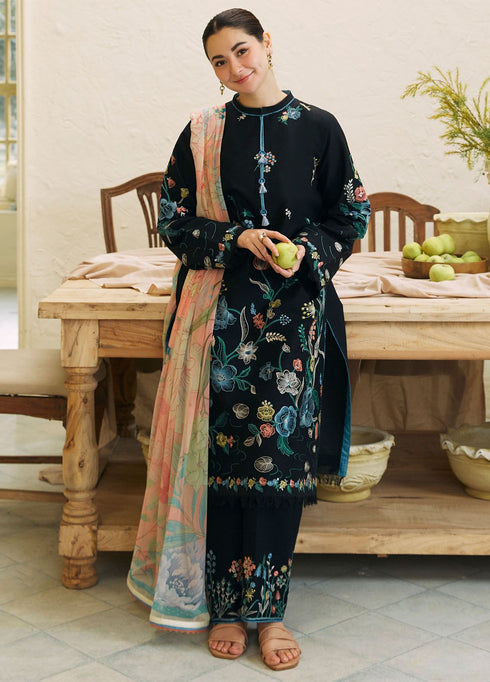 Coco by Zara Shahjahan Embroidered Lawn Suits Unstitched 3 Piece CZS24L D-6B Jabeen - Summer Collection