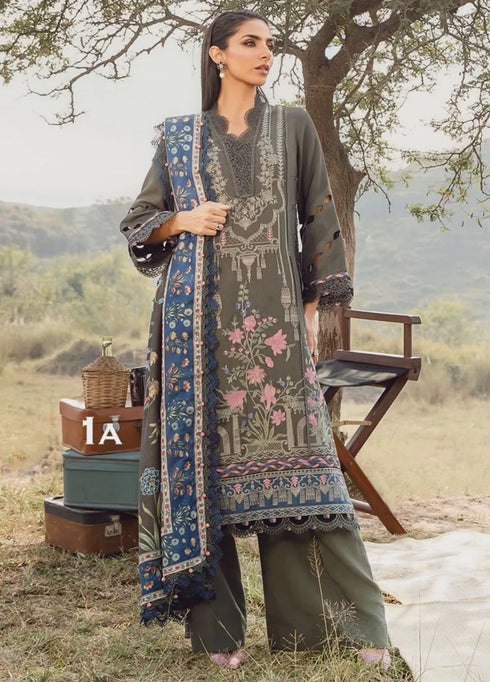 M Prints by Maria B Embroidered Suits Unstitched 3 Piece MB24MP 1A - Winter Collection