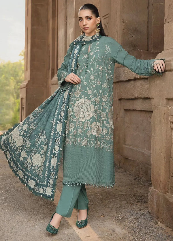 M Prints by Maria B Embroidered Suits Unstitched 3 Piece MB24MP 8A - Winter Collection