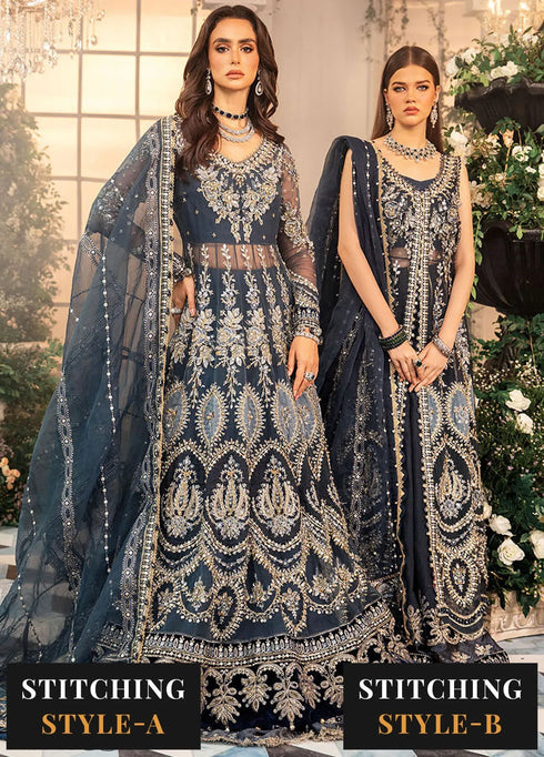 Mbroidered By Maria B Embroidered Suit Unstitched 3 Piece MB24MW D-01 - Wedding Collection