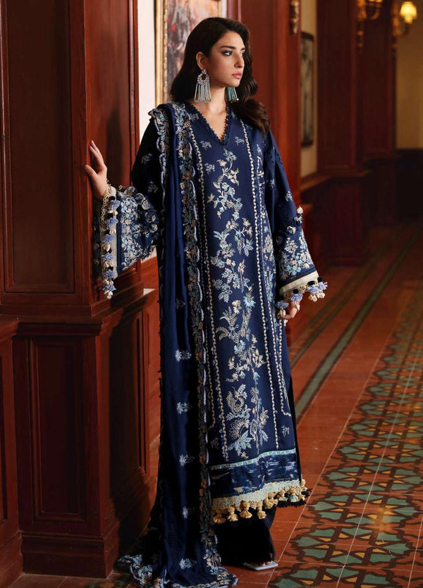 Noemei By Republic Womenswear Embroidered Khaddar Suits Unstitched 3 Piece RW23N D2-B - Luxury Winter Collection