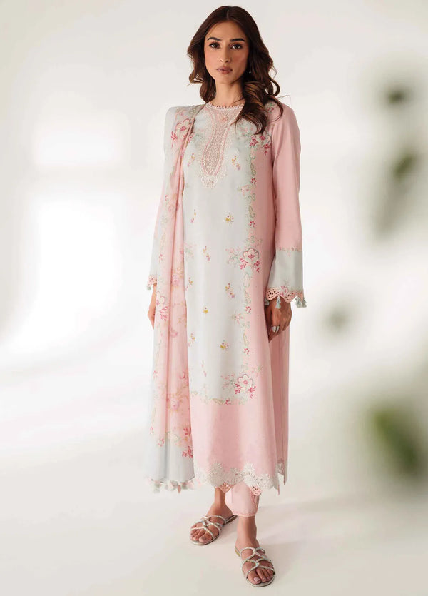 Qprintrs By Qalamkar Embroidered Lawn Suit Unstitched 3 Piece QLM24QP AR-07 Sabine - Summer Collection