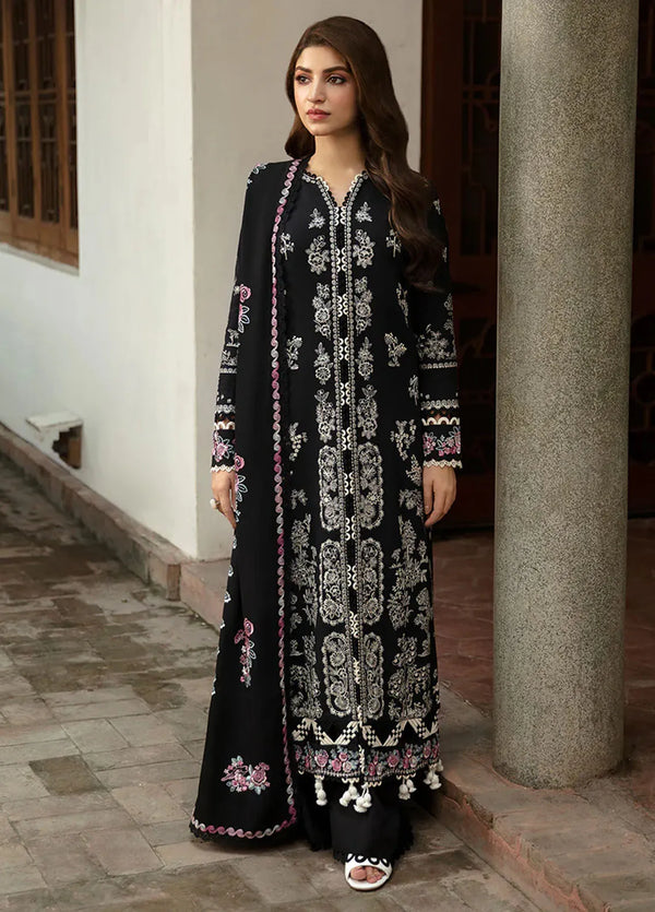 Republic WomensWear Embroidered Karandi Suits Unstitched 3 Piece RW24W D9 Mira - Winter Collection