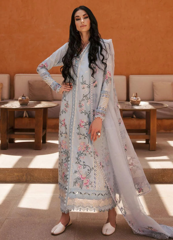 Rezene By Republic WomensWear Embroidered Lawn Suits Unstitched 3 Piece RW23R D-5B - Summer Collection