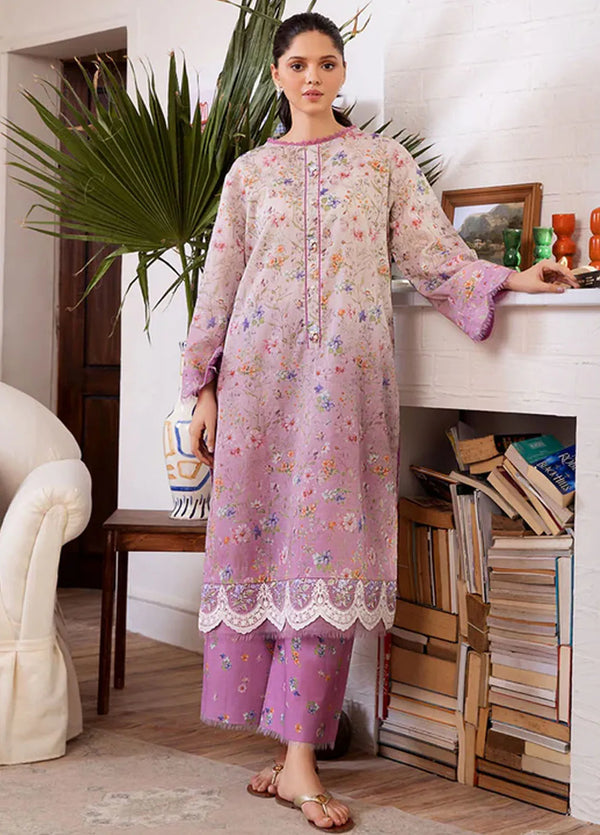 Sobia Nazir Basic Embroidered Lawn Suit Unstitched 2 Piece SN24B 4B - Summer Collection