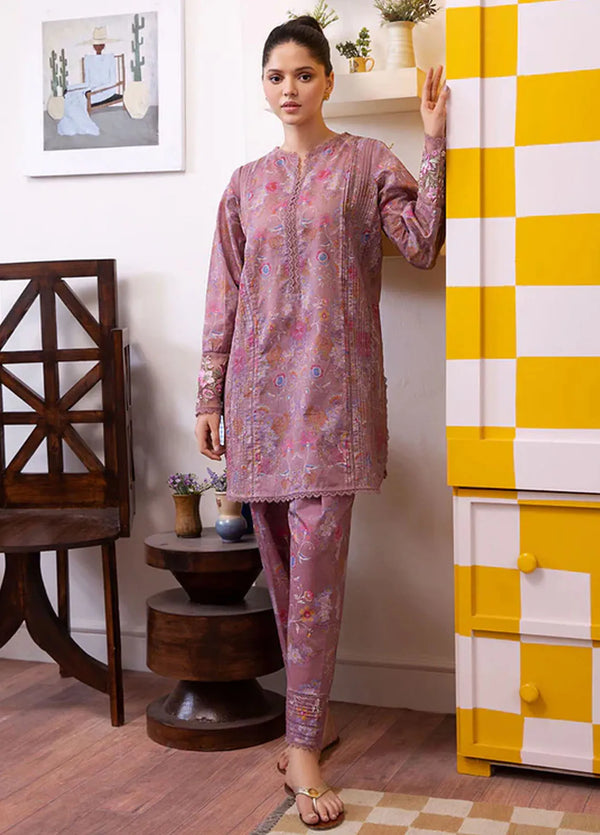 Sobia Nazir Basic Embroidered Lawn Suit Unstitched 2 Piece SN24B 6A - Summer Collection