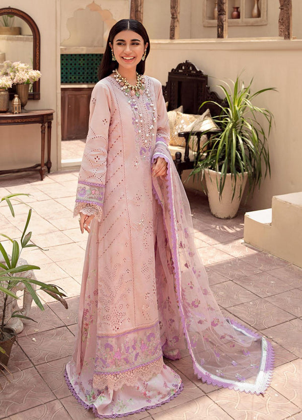 Noor by Saadia Asad Embroidered Lawn Suits Unstitched 3 Piece SA21-N2 06