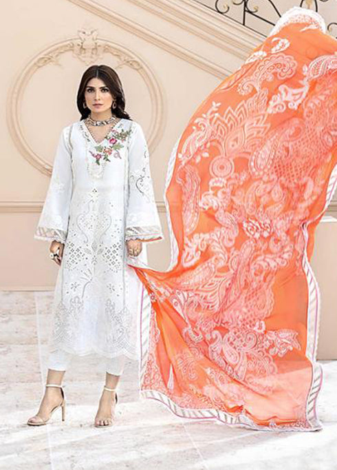 NOOR BY SAADIA ASAD LUXURY LAWN COLLECTION - 2020- D2-A