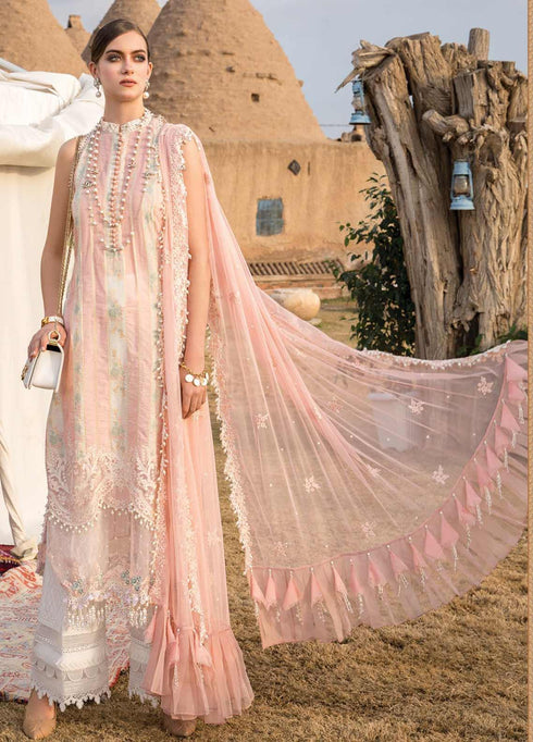 Maria B Embroidered Woven Yarn Suits Unstitched 3 Piece MB21L 10-B - Summer Collection